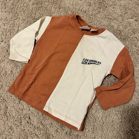 Zara Boys Long Sleeve Tee - Picture 1 of 3